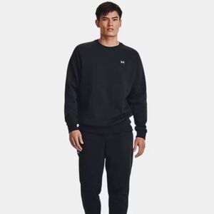 BRAND NEW men under armour rival fleece crew sweater size S (80% cotton)